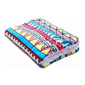 Westeng 1X Manta para Mascotas Patrón Geométrico Manta para Perros Grueso y Suave Alfombrillas para Perros Otoño e Invierno Manta Size S-50 * 30CM