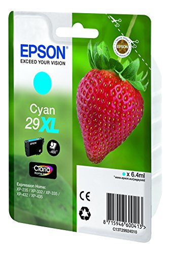 Epson Original T2992 Erdbeere, Claria Home Tinte, Text- und Fotodruck XL (Singlepack) cyan - 2