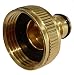 Produktbild Aerzetix: Messing Wasserhahn Nase Stecker Wasserhahn Anschluss Schnellanschluss an Gewinde 1" C17807