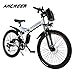 Produktbild ANCHEER Elektrofahrrad 26 Zoll E- Bike Mountainbike, 25-50km/h Meilen Kilometerstand, 36V 8AH Abnehmbarer Akku and 21 Gang Getriebe (30 Zoll)