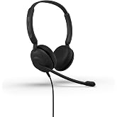 Jabra Evolve 10 Kablolu Stereo Kulaklık - G&uuml;r&uuml;lt&uuml; &Ouml;nleyici Mikrofon - Net Prof &Ccedil;ağrı Kalitesi - PC USB - Kulak İ&ccedil;i Kulaklıkla