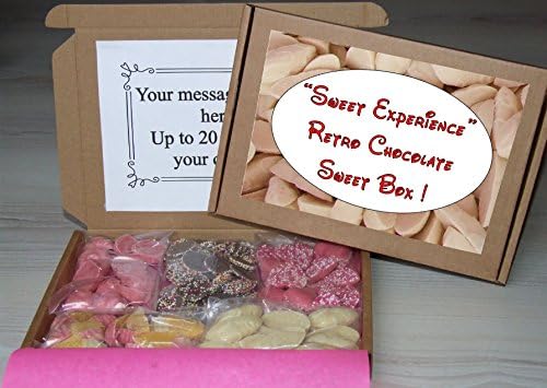 Personalised Chocolate Sweet Gift Box - Retro Pick & Mix Sweets For Birthdays Thank You Gifts or any Occasion