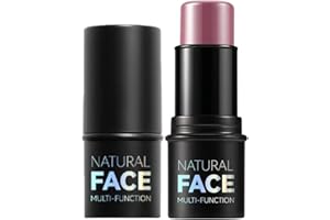 OKAQEE Pink Cream Blush - Long Lasting Cream Contour Blush Stick - Waterproof Cream Blushers for Cheeks Makeup Lips and Eyes - Lightweight Multi Stick for Natural Face Makeup - 6g