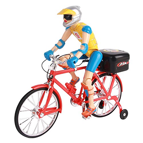 Preisvergleich Produktbild neues Mode Fahrrad Spielzeug für Kinder Baby Elektro-Fahrrad Spielzeug mit Musik und Licht 24 x 21cm
