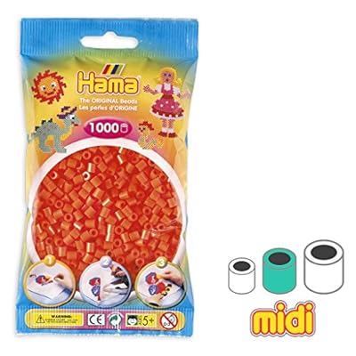 Jeu Créatif Perles à Repasser, 1000 Perles Hama Midi, Perles à Repasser