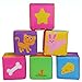 PARKFIELD Soft Cloth Building Blocks Educational Toys Rattles 6pcs Set and 11pcs Set Christmas Gift New Year's Gift for Child (6pcs Set)