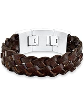 S.Oliver Herren-Armband Edelstahl Leder - 523882