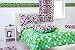 Green & Brown Pixels Design Bedding Cotbed Junior Duvet Cover Set with Pillowcase