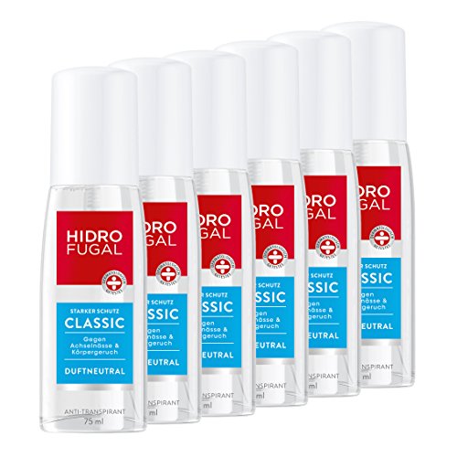 Hidrofugal Anti-Transpirant Classic Zerstäuber, 6er Pack (6 x 75 ml) - 2