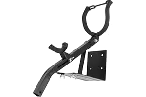 EMUKOEP Supporto per Montaggio a Parete per Sax Contralto Supporto in Spugna di Metallo per Sassofono Tenore in Modo Sicuro per Risparmiare Spazio Nella Stanza