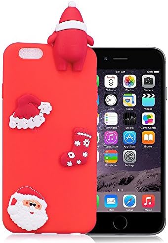iPhone 6S IPhone 6S 6 Case Cover For Iphone 6 6S/Roreikes Case Cover, Iphone 6 Case Ultra Slim Design Christmas Cover Case With Soft Silicone Skin TPU Case Cover Christmas Series Premium Folio Leather Case Cover Bumper Case (4.7zoll)