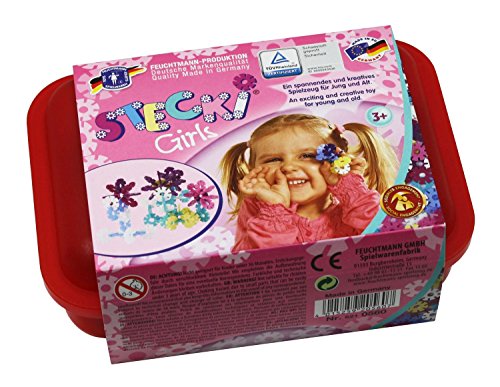 Feuchtmann Spielwaren 6210560 - Stecki Girls Konstruktions-Set One for Two, Box Midi, 170 g