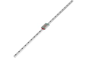 MGN12H Mini Lineare Schienenführung, Linear Schiebe Gide mit MGN12H Carriage Block für DIY Drucker und CNC-Maschine Schienenführung Block(550mm)