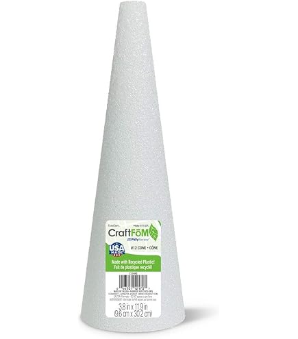 YARNOW 2 Pack Foam Cones, Foam Tree Cones For DIY Crafts, Christmas...