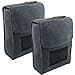 Produktbild 2x Eufab Kofferraumtasche, Nadelfilz 40 x 13 x 26 cm, Anthrazit, Klettverschluss