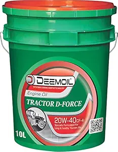 DEEMOIL Tractor D-Force 20W-40 CF-4 Heavy Duty Engine Oil for Tractors (10 L)