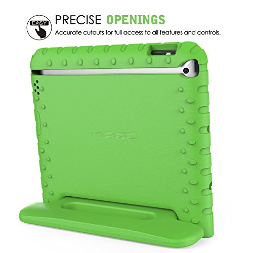 MoKo Hülle für iPad 2 / 3 / 4 – Superleicht EVA Kids Shock Proof Cover Stoßfest Kindgerechte Schutzhülle für Apple iPad 2 / 3 / 4 9.7 Zoll Tablet-PC, Grün - 3