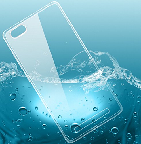 Prevoa       XIAOMI Redmi 3 Funda - Transparent Silicona TPU Protictive Funda Case Carcasa para XIAOMI Redmi 3 5 0 pulgadas 4100 mAh 4G LTE Smartphone - Transparent