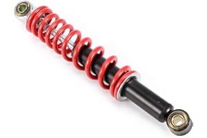 Ammortizzatore Anteriore e Posteriore ANGGREK per Moto Cross Pit Bike, ATV, Go Kart e Moto, 270mm/10,6 Pollici, Acciaio Inossidabile