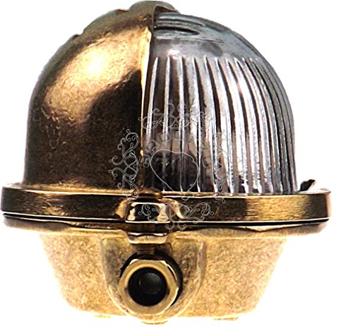 Meso Schiffslampe schiffsleuchten Gitter lampe aus massivem Messing