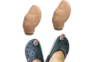 JUGNAW Funny Big Toes Shoe Charms with Hairy for Cro,Cute and Hilarious Realistic 3D Toes Charms for Shoes, Unique and Amusing Accessories for Adults and Kids Birthday Party Decoration
