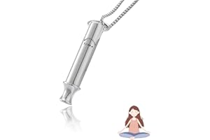 BIBITI Ayuda para dejar de fumar, cadena Breathing Stop Ataques de pánico, dejar de fumar, collar sin humo, para dejar de fumar, collar para detener el humo