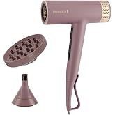 Remington AIRvive dryer (digital brushless motor, ionic, quiet, 240 km/h) diffuser and concentrator (Ionic Air anti-frizz tec