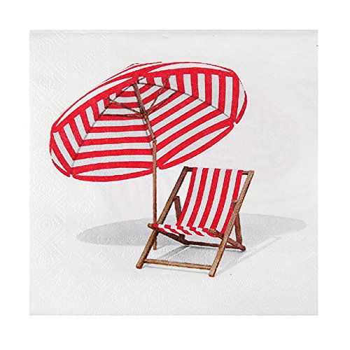 SANTEX 4777-99, Sachet 20 serviettes de table Vacances