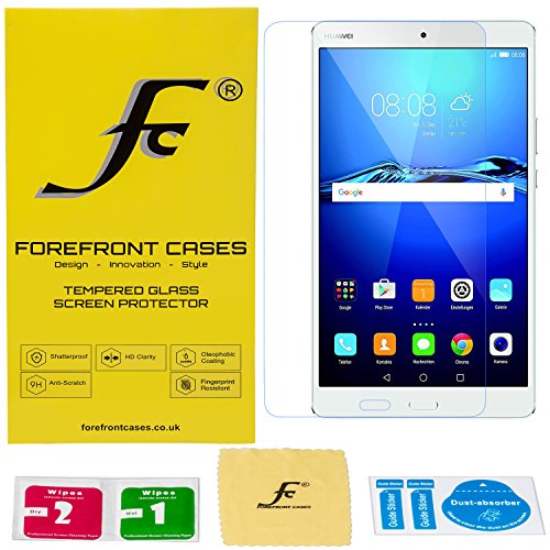 Forefront Cases® [HD KLARHEIT] Gehärtetes Glas Bildschirm Schutz Protektor Folie für Huawei MediaPad M3 8.4 [ULTRA DÜNN nur 0.3mm]