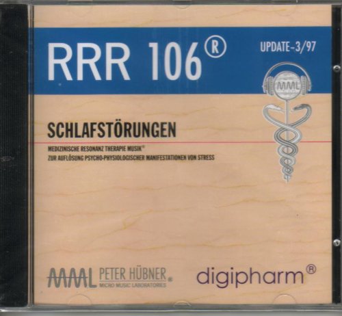 Preisvergleich Produktbild RRR 106 Schlafstörungen. Musik nach den Gesetzen der Natur