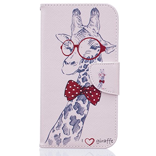 A9H MOTO G4 & G4 PLUS Leder Etui Tasche Handytasche Stand Hülle Etui with Karte Halterung Leder Wallet Klapphülle Flip Book Case,Flip Case Wallet Cover Tasche PU Leder Handytasche Handyhülle Schutz Hüllen im Bookstyle Ledertasche mit Stand Funktion Kartenfächer Magnetverschluss Magnet Etui Telefon-Kasten Handyhülle Standfunktion Handycover -09HUA - 7