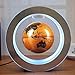 Produktbild XHHWZB Floating Globe mit farbigen LED-Leuchten Anti Schwerkraft Magnetschwebebahn Rotating World Map für Kinder Geschenk Home Office Schreibtisch Dekoration (Runde Gold) (Farbe : Gold)