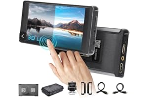 Portkeys PT6 monitor professional on-camera assist monitor 5.2 inch 600nit screen touch control 4K HDMI 30p input 1080P60 HDMI output 3D LUT box for live streaming area.