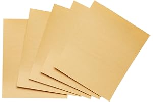 Fit For The Job 5 fogli grandi formato A4 Carta vetrata di qualità fine per levigare legno, mobili, metallo, intonaco per lavori di bricolage, decorazioni e altro ancora, 11 x 9 pollici