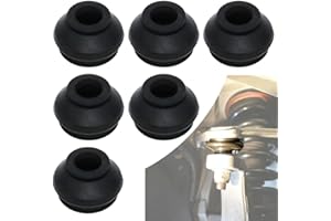 SPORTARC Lot de 6 Cache-moyeux universels en Caoutchouc pour biellette de Direction, Couvercle Anti-poussière pour Joint à rotule en Caoutchouc HQ
