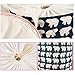 ALLTOP Premium Cartoon Foldable Cotton Line Laundry Basket Folding Children Toys Organiser Storage Basket Clothes Holder with Lids, Bohemia Pattern