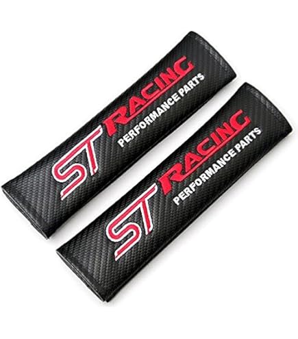 RinTalen Gurtpolster Karbonfaser-Optik - Für Ford ST, Focus, Mondeo, Fiesta