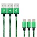 Produktbild Sansee USB-C 3.1 Typ C Stecker auf USB 2.0 Ein männliches Datenkabel für Oneplus 3 Drei (Grün)