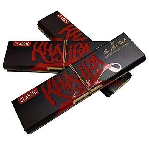 Raw Zigarettenpapier Wiz Khalifa, The Wiz Pack, King Size, dünn, inkl. Tips, 3 Booklets von Trendz
