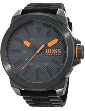 Hugo Boss Orange 1513004 Herren Armbanduhr, Quarz, analoges klassisches Zifferblatt, Silikonarmband