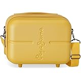 Pepe Jeans Highlight Beauty case adattabile con tracolla Ocra 29 x 21 x 15 cm rigido ABS 9,14 L
