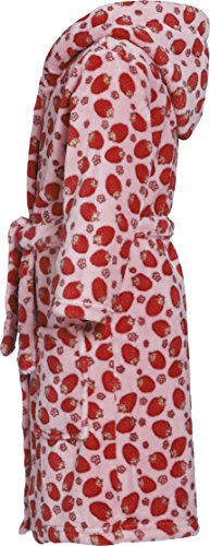 Playshoes Mädchen Fleece-Bademantel Erdbeeren - 3