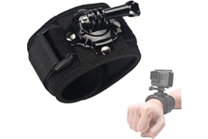NMD&LR Camera Wrist Strap Mount, Adjustable Bicycle Arm Strap Bracket for Outdoor Sports Cameras, Universal 360 Degree Rotating Wrist Strap Suitable for Gopro Accessories Hero 9/8/7/6/5/4