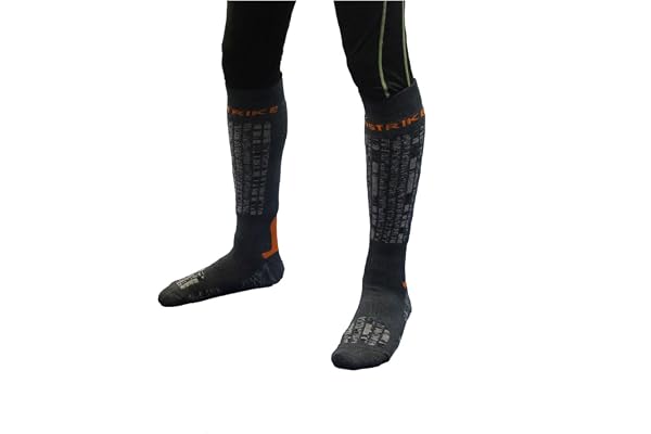 Instrike Essential Chaussettes longues professionnelles pour patins à glace de hockey sur glace
