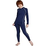 LAPASA Completo Termico Sportivo per Bambini Peso Leggero Set Coordinato Maglia e Pantaloni B21 - Traspirante Caldo