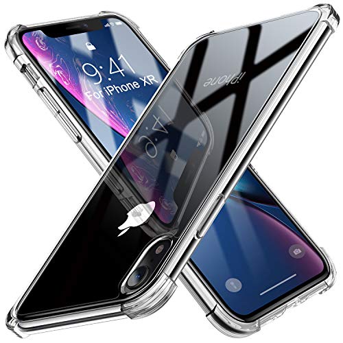 Beikell Case for iPhone XR, Drop-Proof Anti-Scratch Clear Bumper Cover Case for iPhone XR - Thicken Soft Silicone Four Corner and Edge Shock-Absorption Design