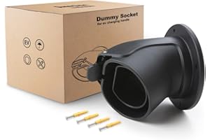 Green Wallbox Cavo di Ricarica Tipo 2 | Supporto da Parete per Auto elettrica con Spina IEC 62196-2 | Supporto di Tipo 2 | Supporto in ABS Tipo 2 EV (Medio)