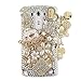 Produktbild spritech (TM) LG G Stylo Hard Case, Bling Kristall 3D Handmade Strass Design Transparent Phone Cover, pattern 10, LG G Stylo