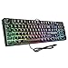 Produktbild VicTsing RGB Tastatur meschanische Tastatur, Wired Keyboard (QWERTZ), mechanisches USB Tastatur.