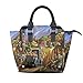 Produktbild XiangHeFu Damenhandtaschen Peaceful Farm Pumpkin Herbst Herbst Tote PU Leder